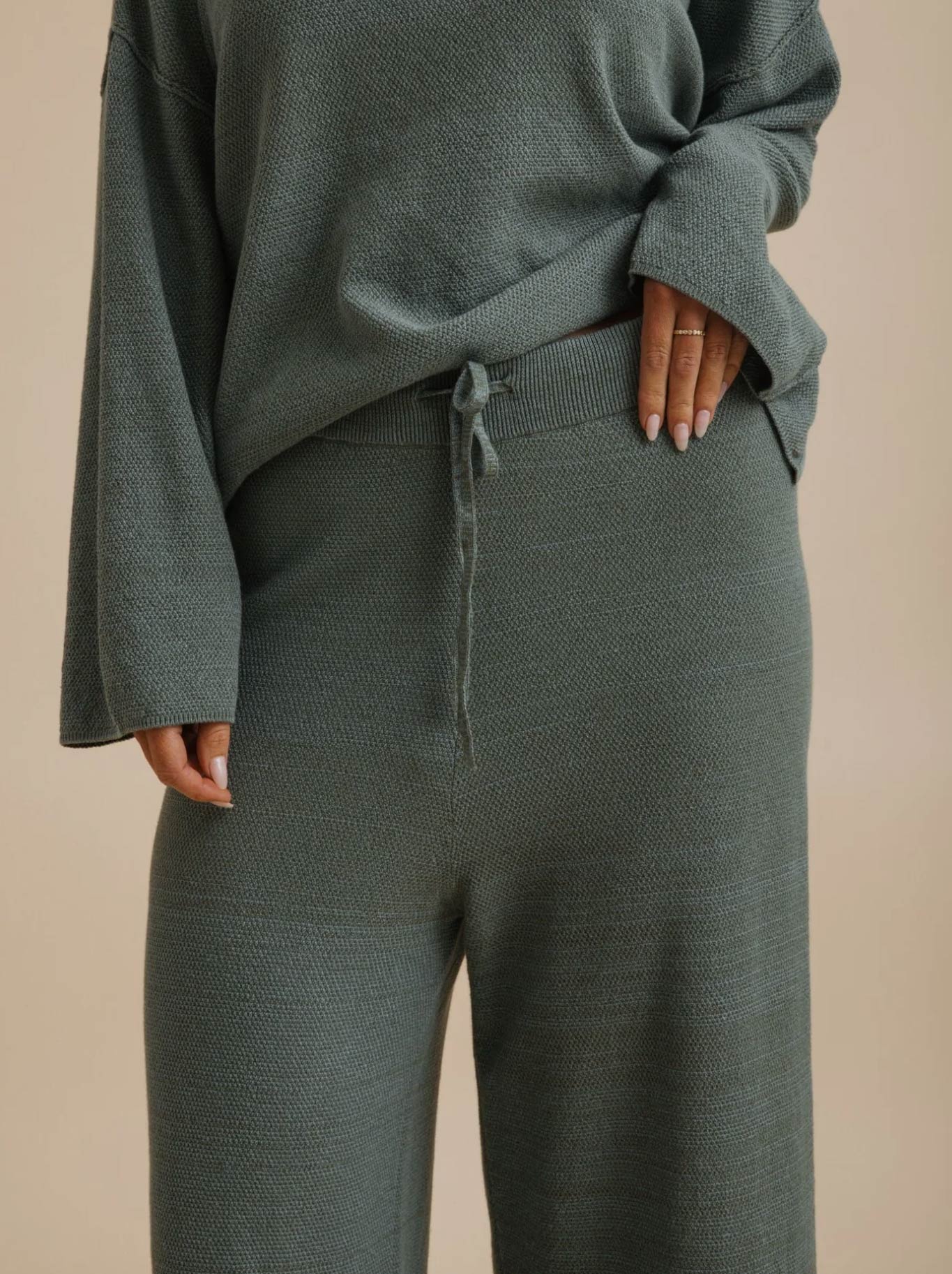 Talamaya Retreat Cotton Twist Full Length Pant (Rainforest)