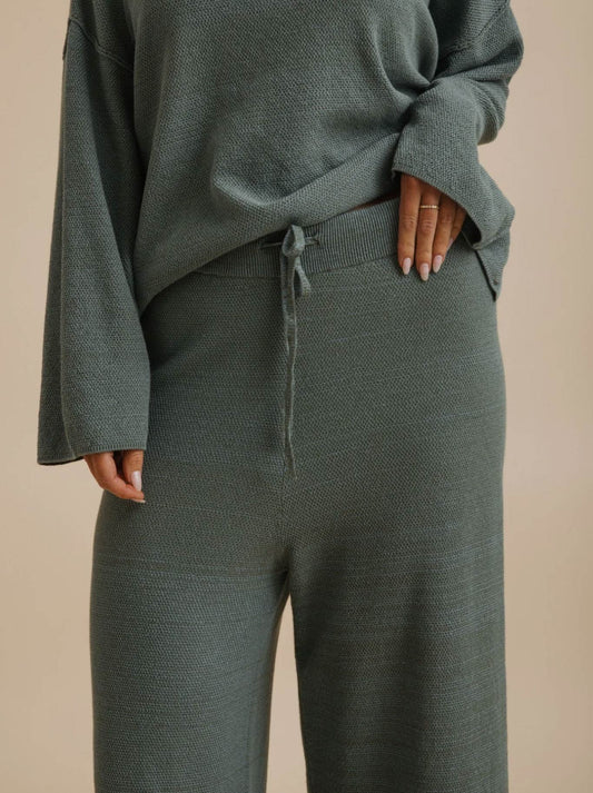 Talamaya Retreat Cotton Twist Full Length Pant (Rainforest)