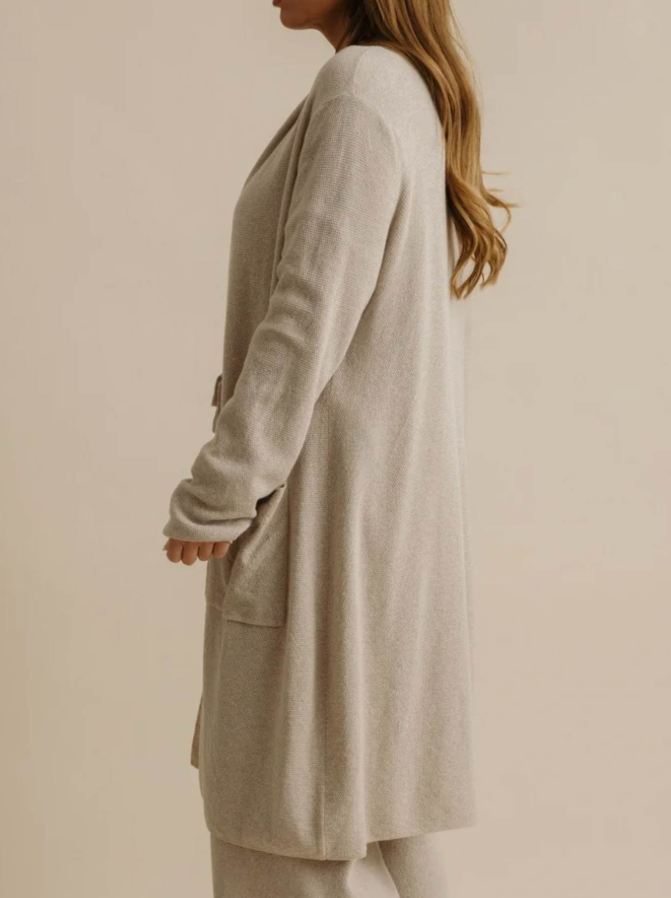 Talamaya Winter Retreat Shawl Cardi (Wheat)