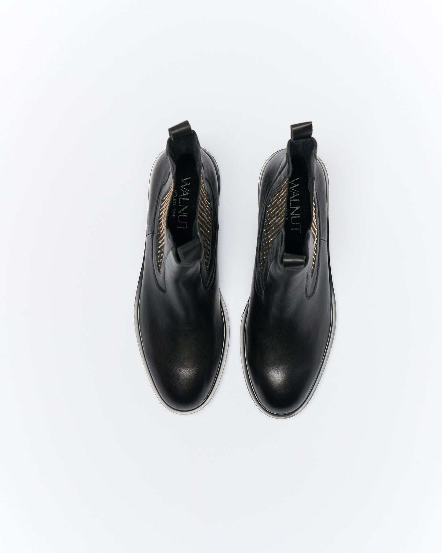 Walnut Melbourne Talia Leather Boot (Black)
