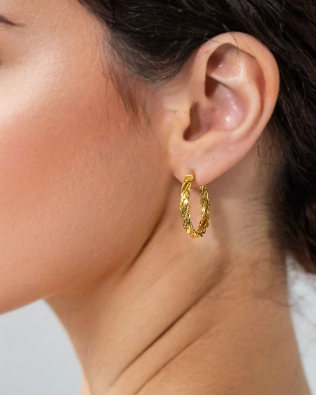LAVANA Tango Silver Hoop Earrings