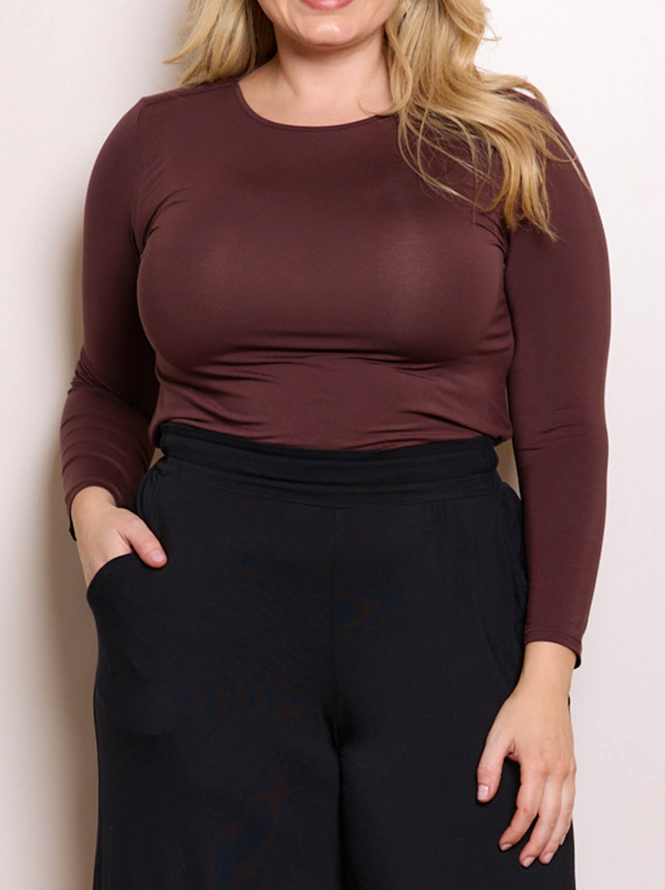 TANI LONG SLEEVE HIGH NECK TOP (White)
