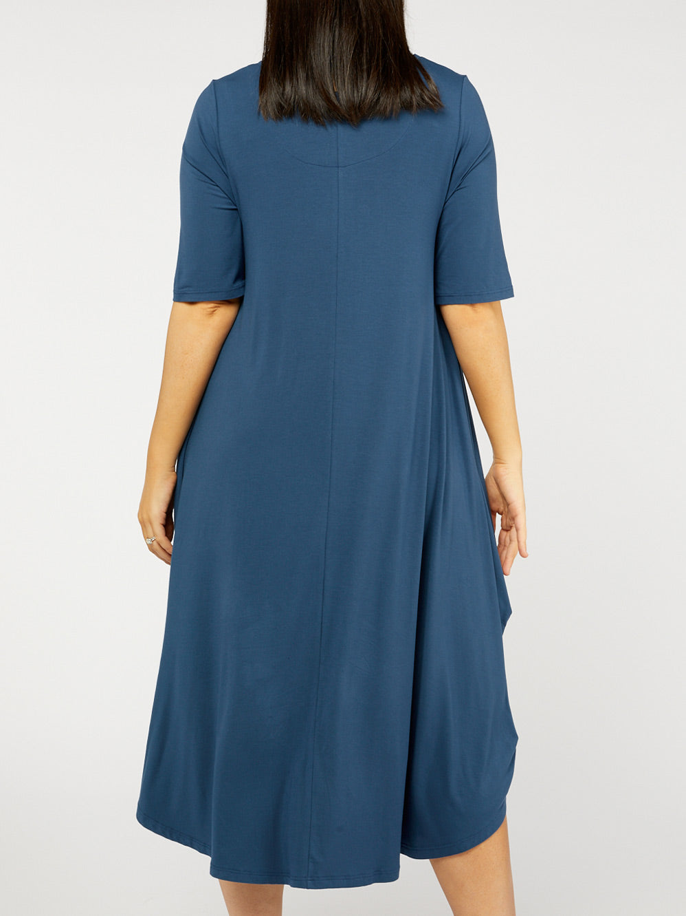 TANI RELAXED TRI DRESS (Deep Sea)