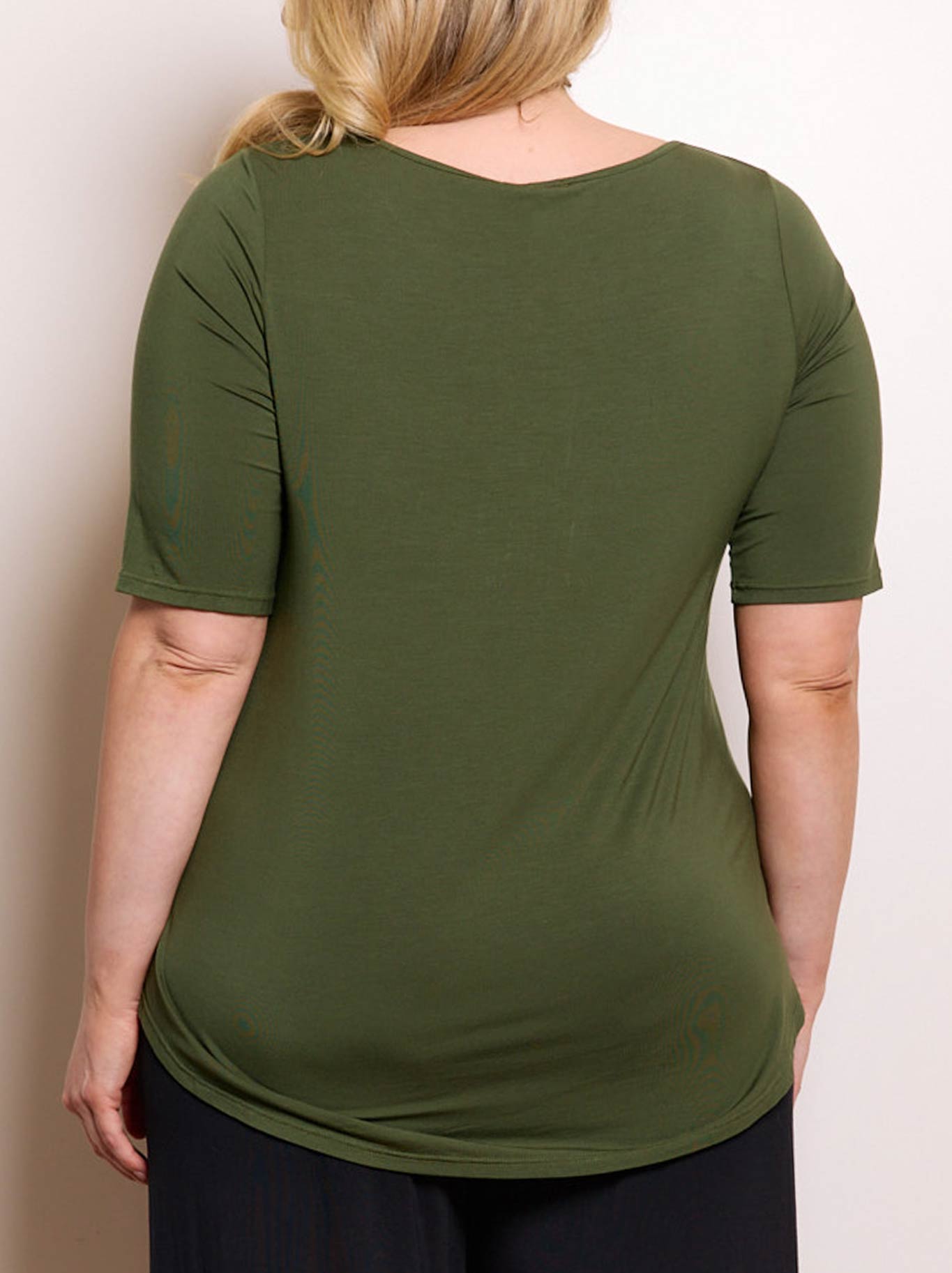 TANI ELBOW SWING TEE (Merlot)