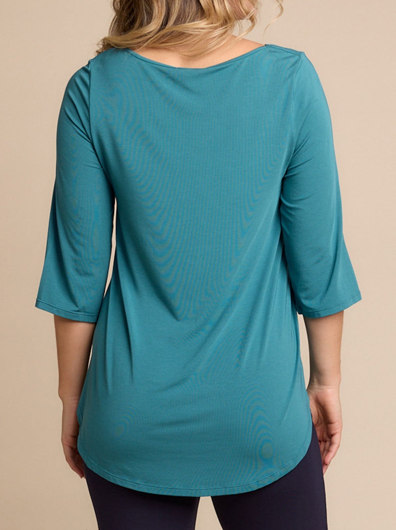 TANI TILLY 3/4 SLEEVE TOP (Peacock)