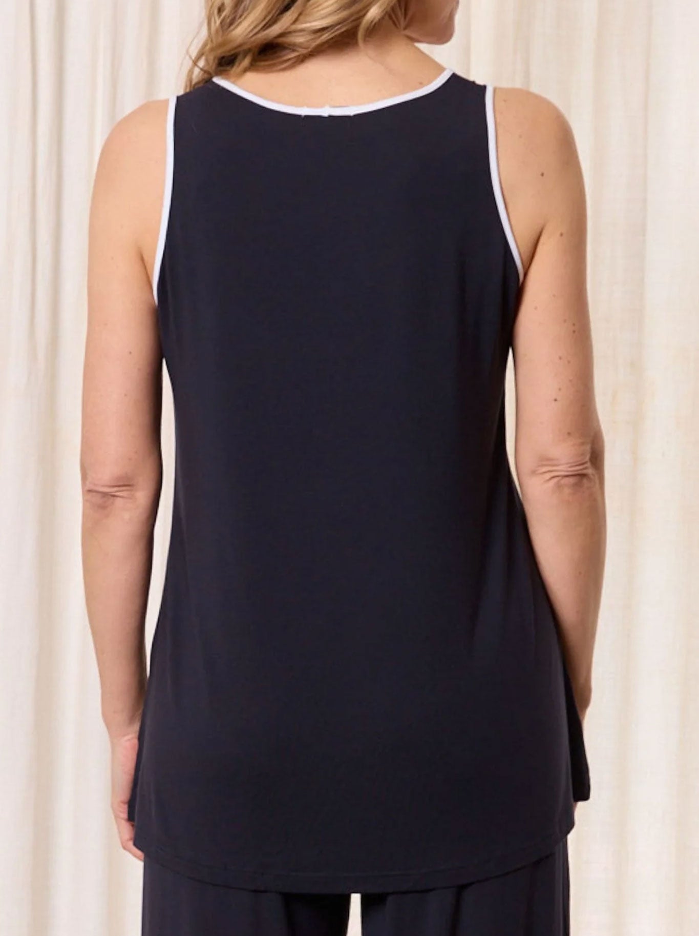 TANI GRACE SWING TANK WITH TRIM (Navy White)