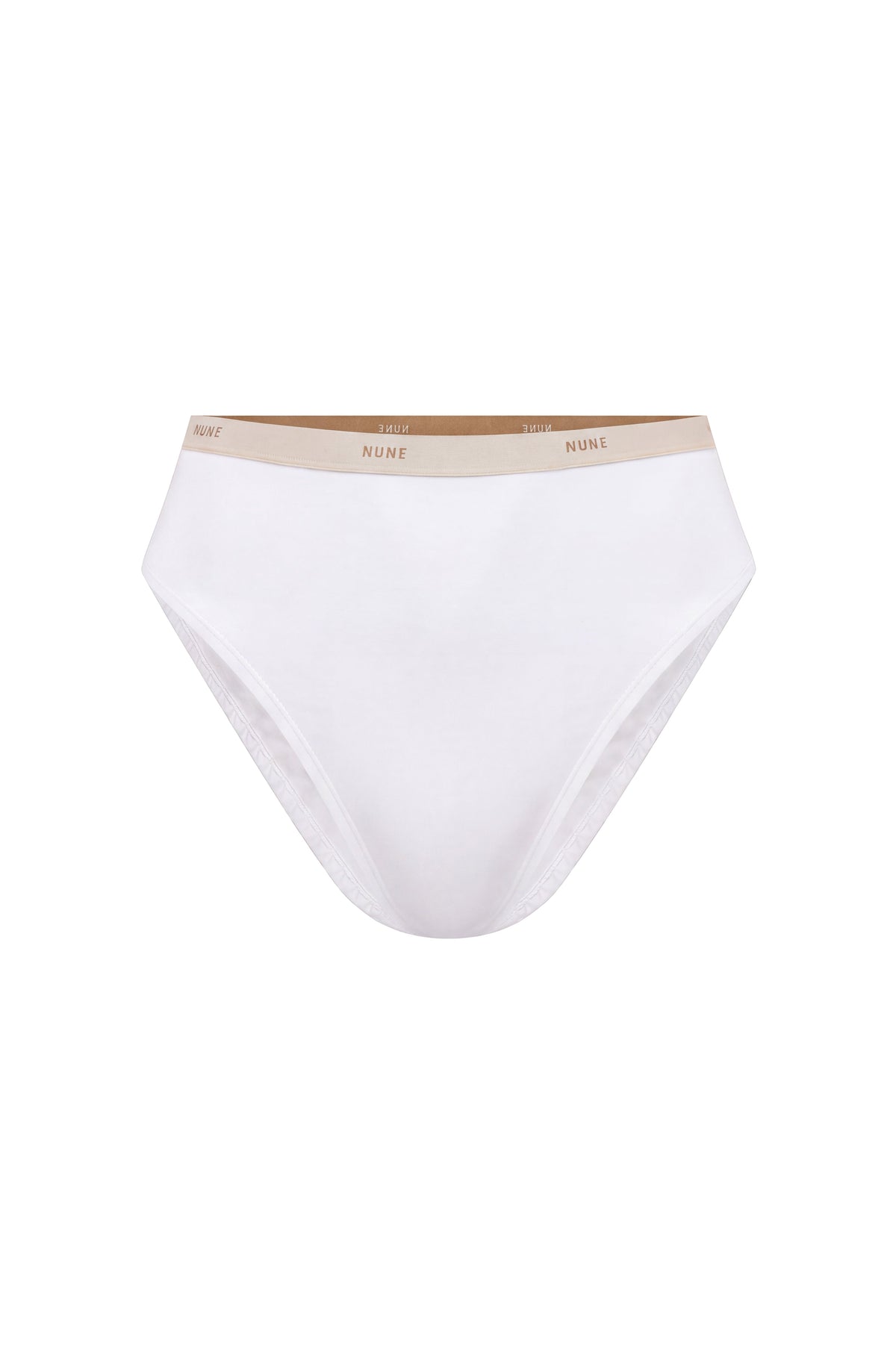 NUNE High Cut High Waisted Brief (White)