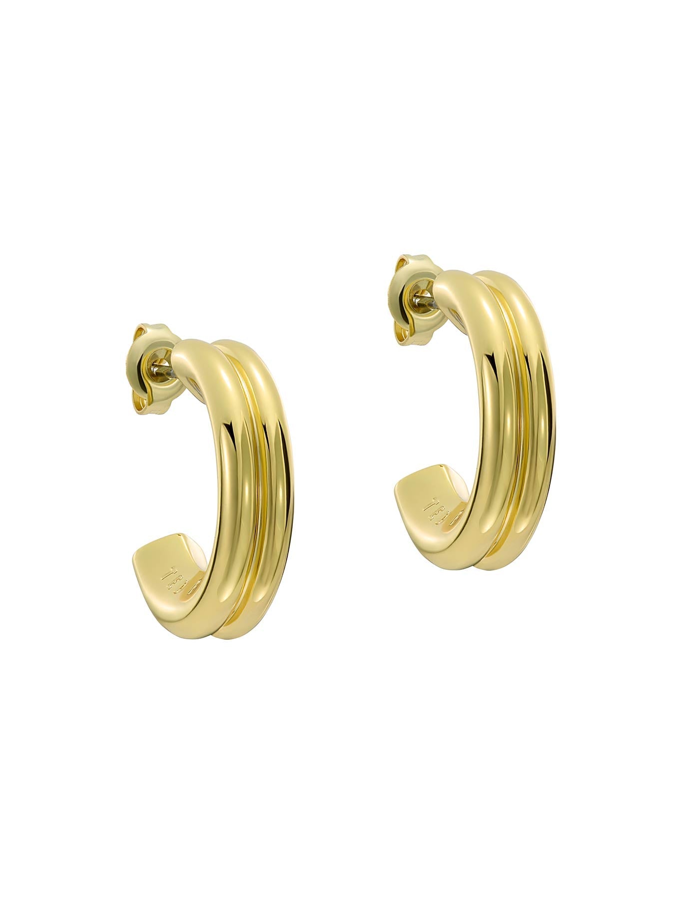 TED BAKER HILYA HIDDEN HEART EARRINGS (Gold)