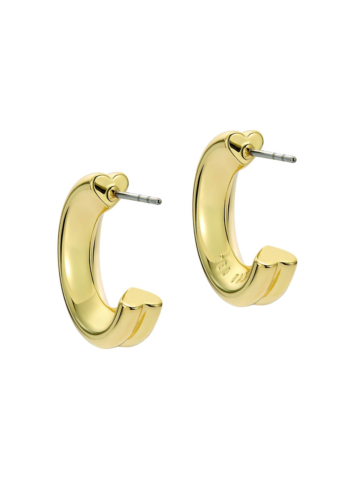 TED BAKER HILYA HIDDEN HEART EARRINGS (Gold)