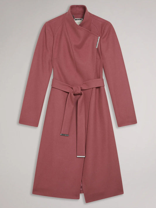 TED BAKER ROSE LONG COAT (Black)