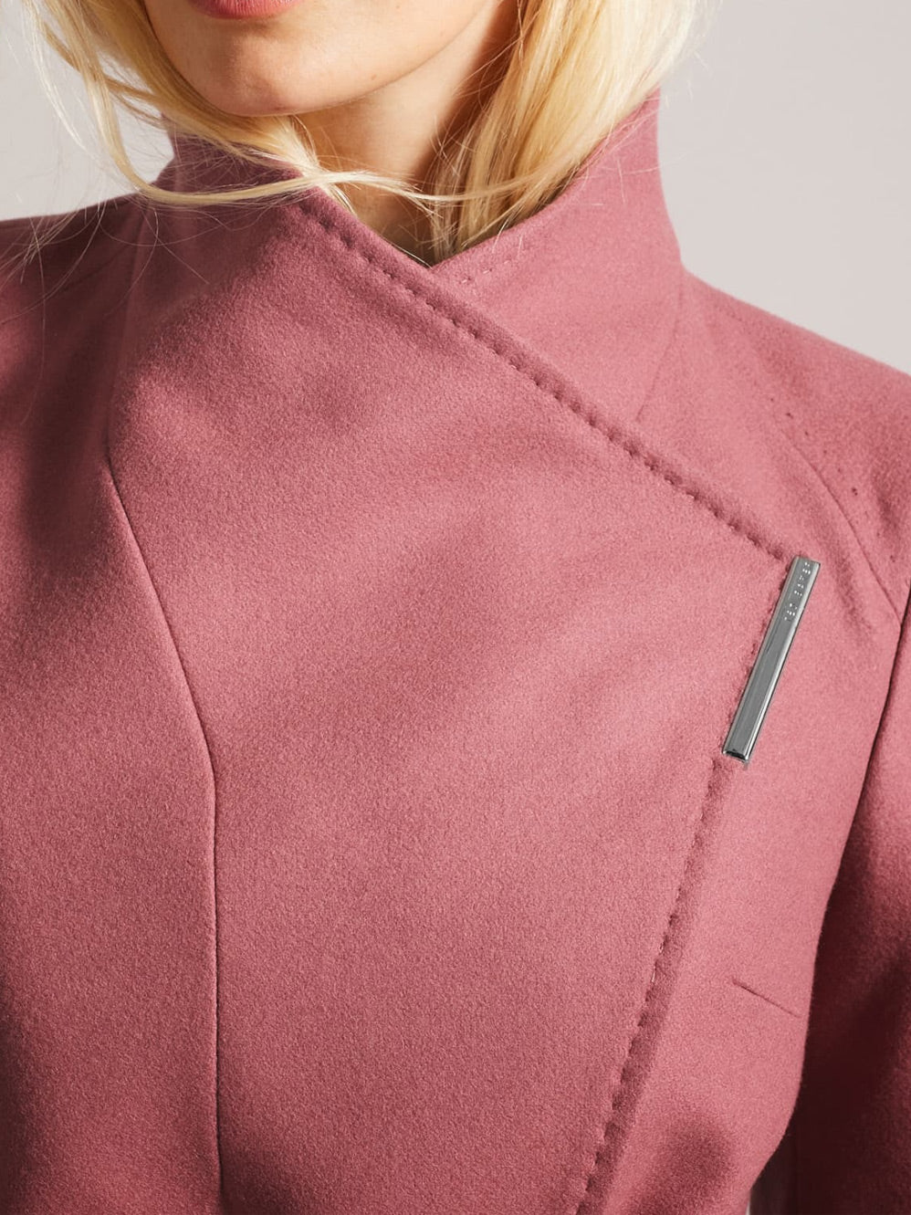 TED BAKER ROSE LONG COAT (Dark Green)