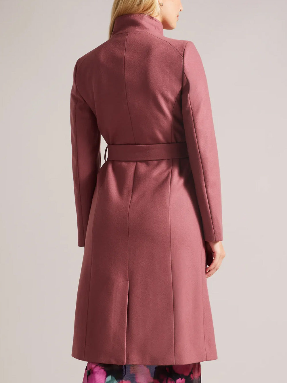 TED BAKER ROSE LONG COAT (Dark Green)