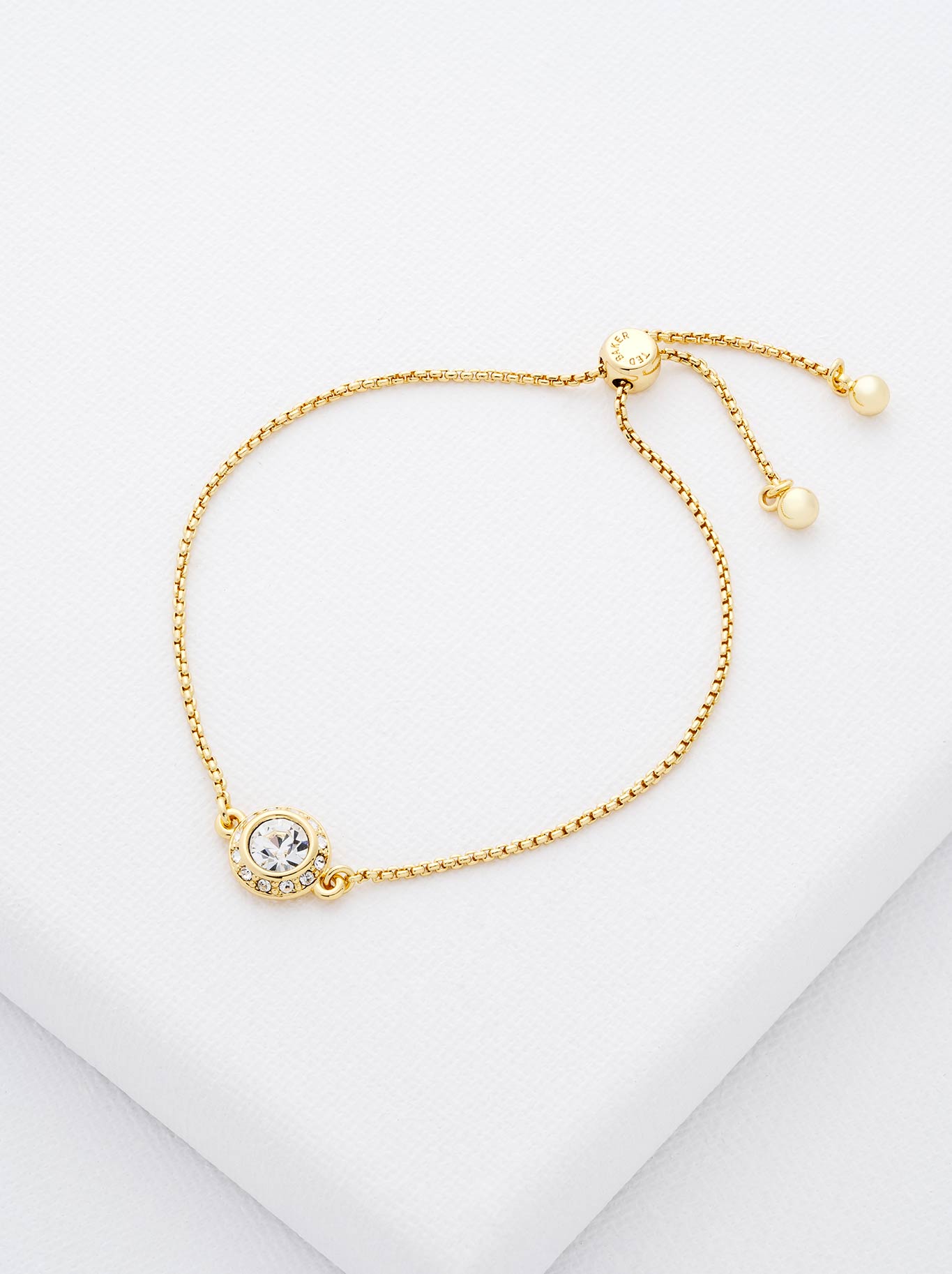 Image of Bracelets. Product name - Ted Baker Soleta Sparkle Bracelet in Gold colour by brand - Ted Baker