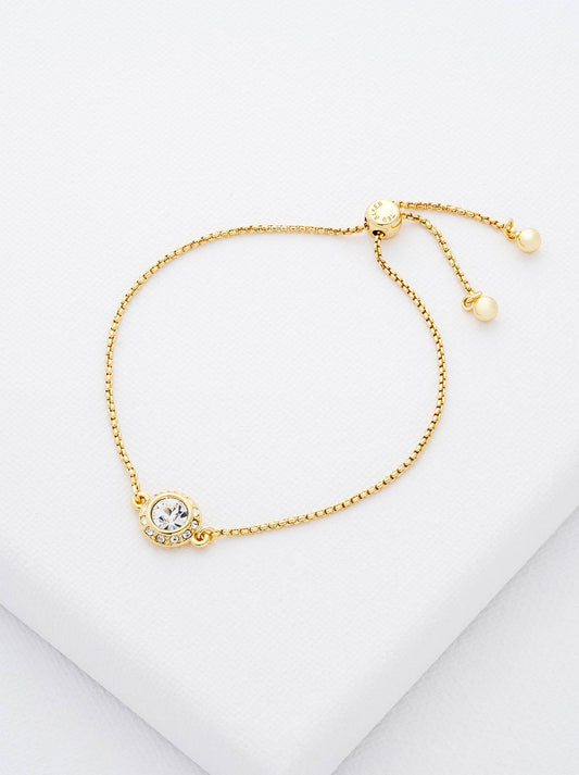 Image of Bracelets. Product name - Ted Baker Soleta Sparkle Bracelet in Gold colour by brand - Ted Baker