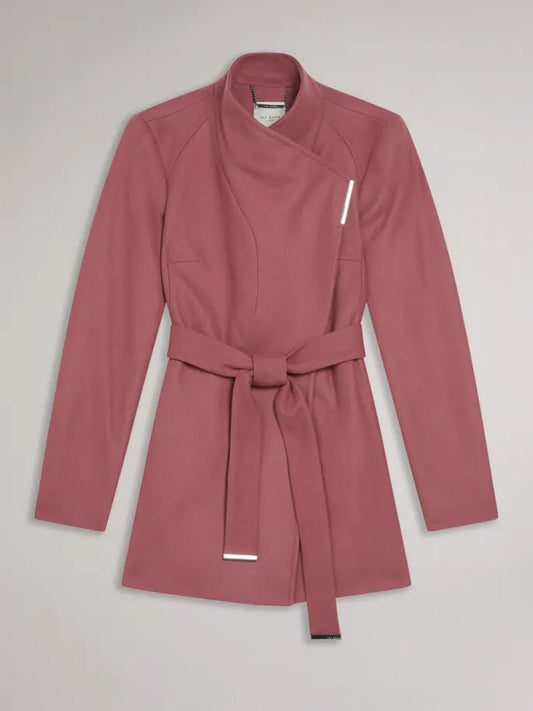 TED BAKER ROSESS SHORT COAT (Dusk Pink)