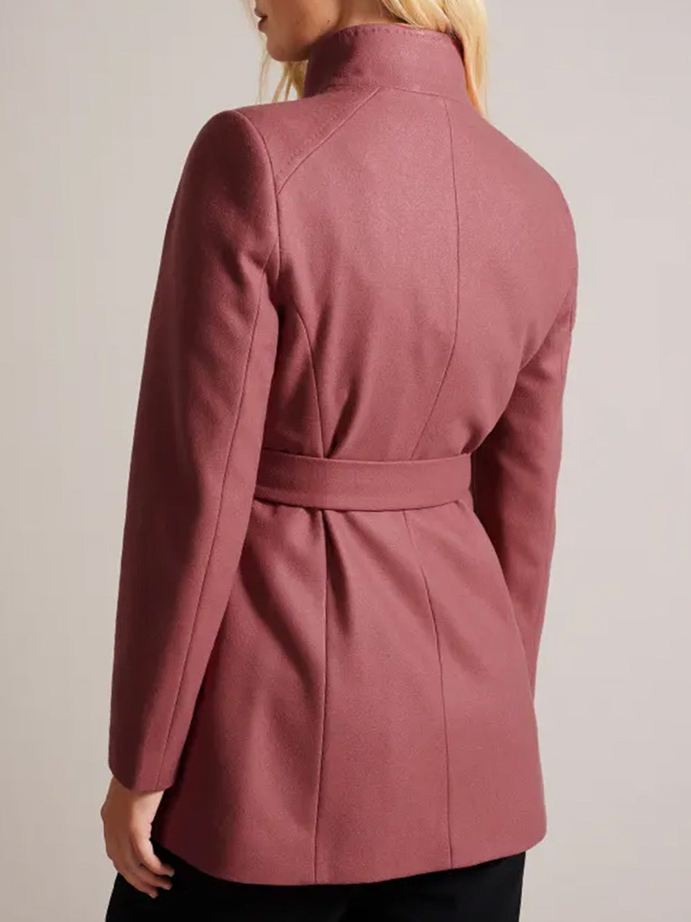 TED BAKER ROSESS SHORT COAT (Dusk Pink)