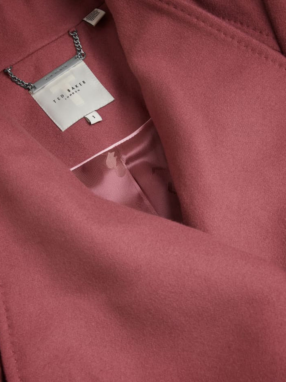 TED BAKER ROSESS SHORT COAT (Dusk Pink)