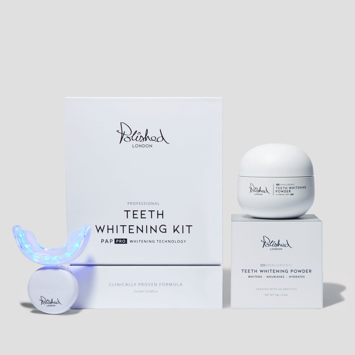 Polished London Teeth Whitening Kit & Powder Bundle