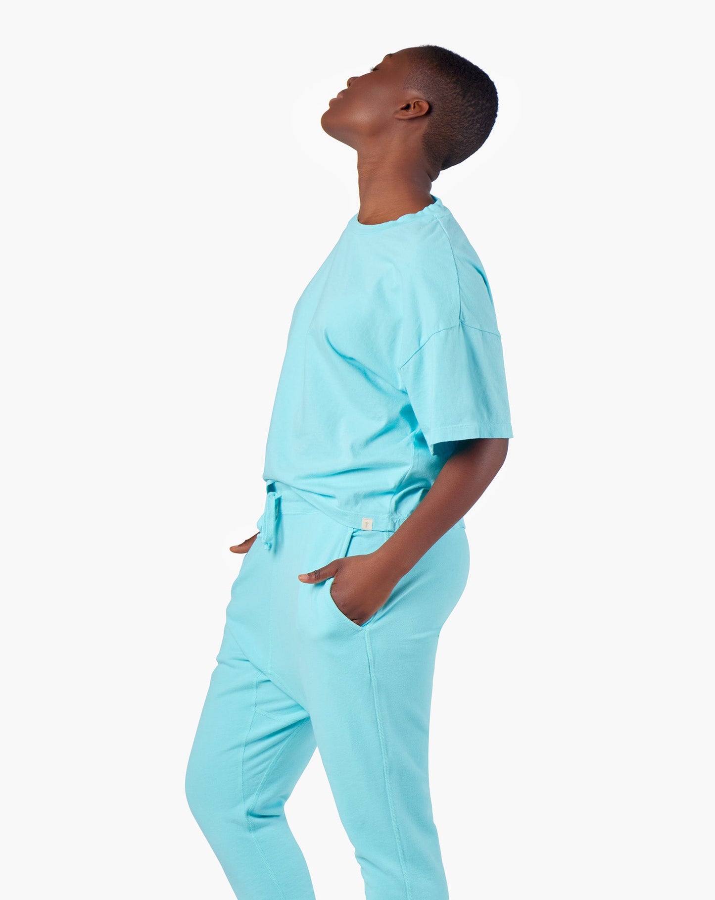 Core Boxy Tee (Sky Blue)