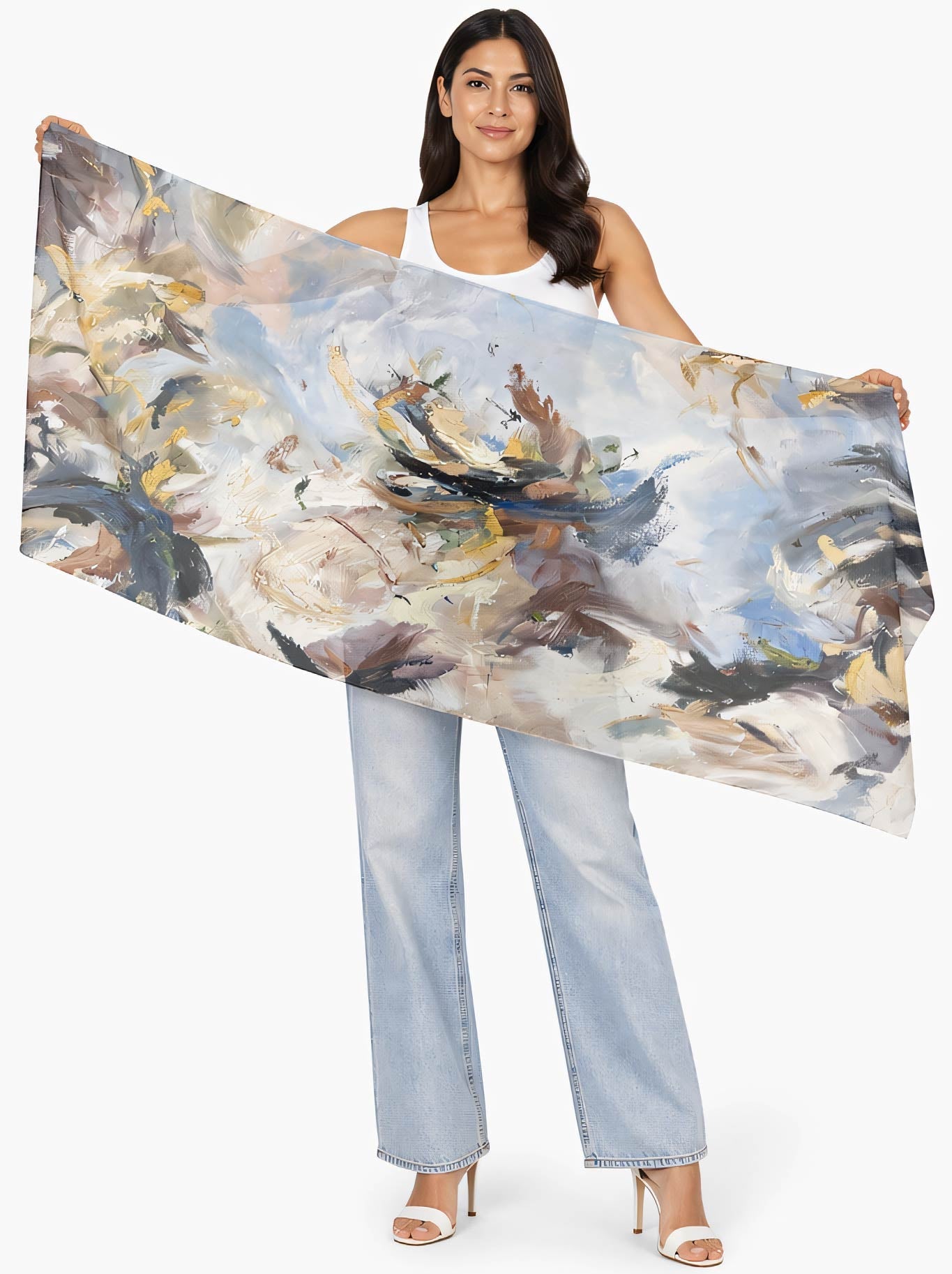 THE ARTISTS LABEL ECHOES OF CREATION SCARF (Print)