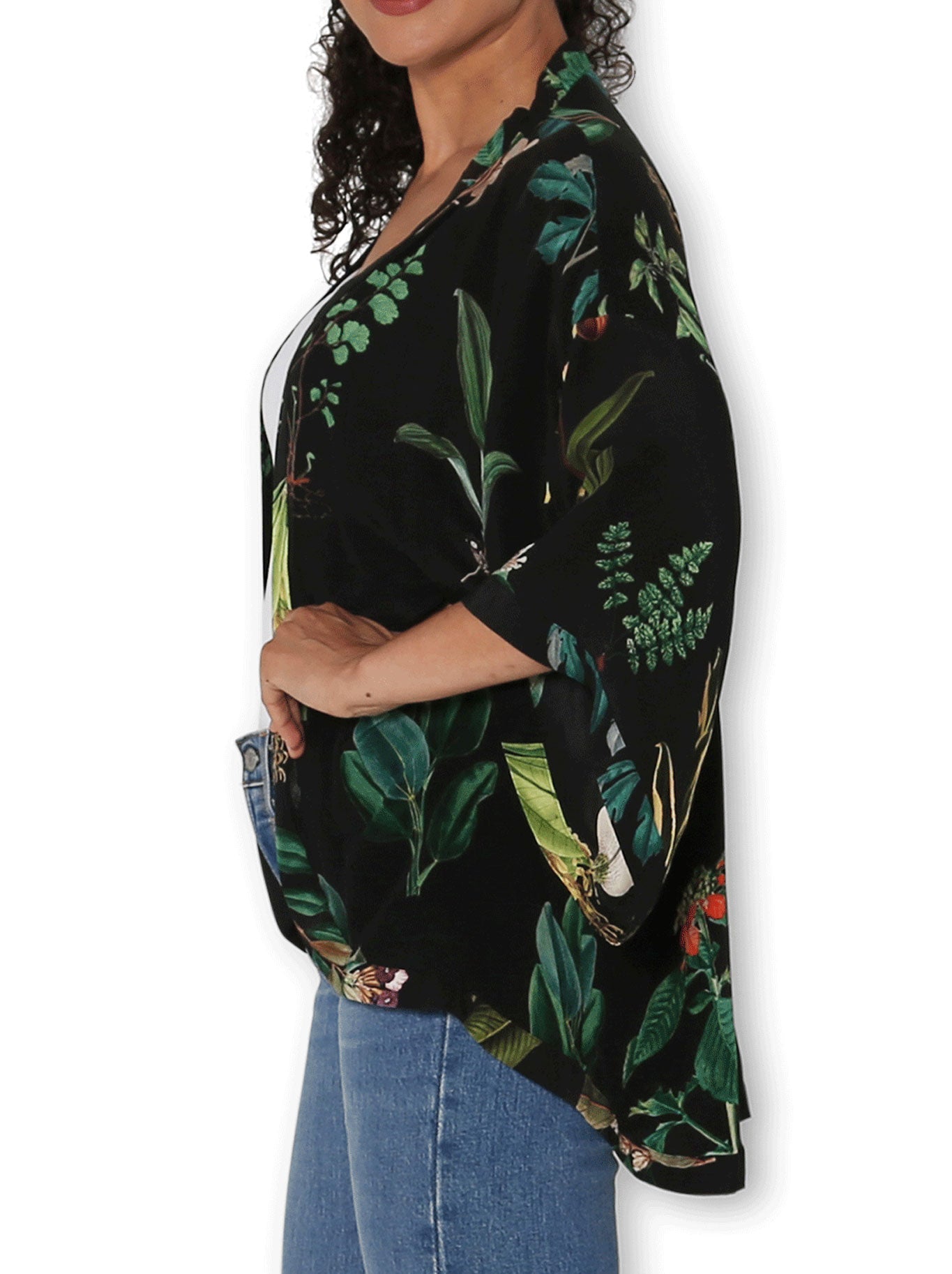The Artists Label Ancient Botany Silk Kimono (Print)