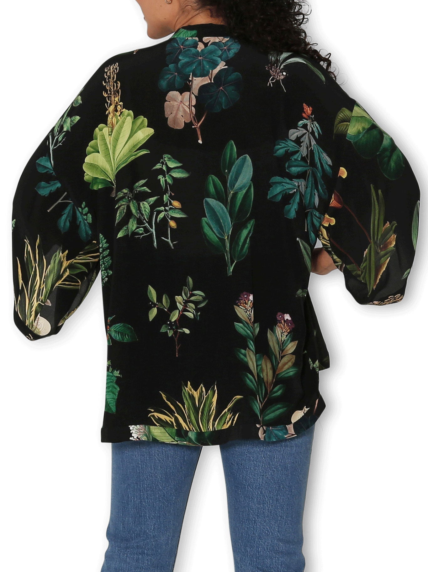 The Artists Label Ancient Botany Silk Kimono (Print)