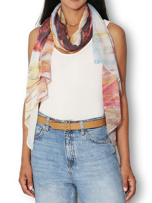 Image of Scarves & Shawls. Productname: The Artists Label Spirit Of Uluru Scarf in Print colour by brand - The Artist Label