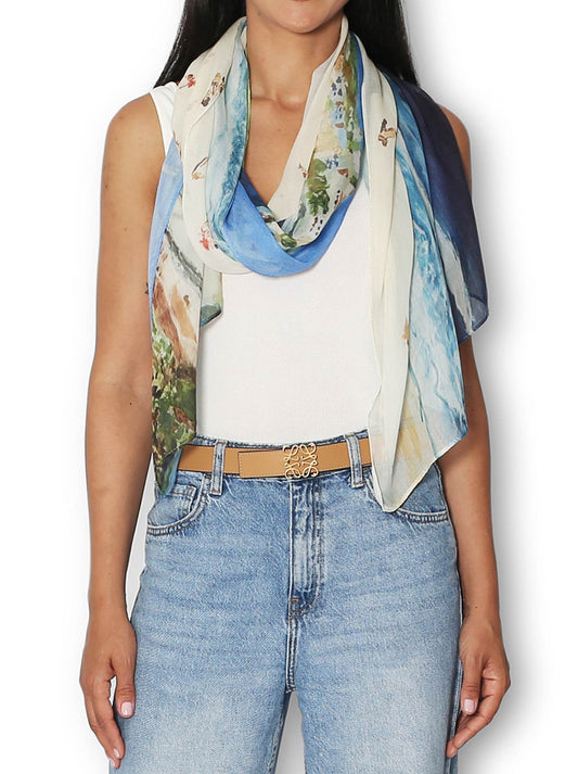 Image of Scarves & Shawls. Productname: The Artists Label Bondi Scarf in Print colour by brand - The Artist Label