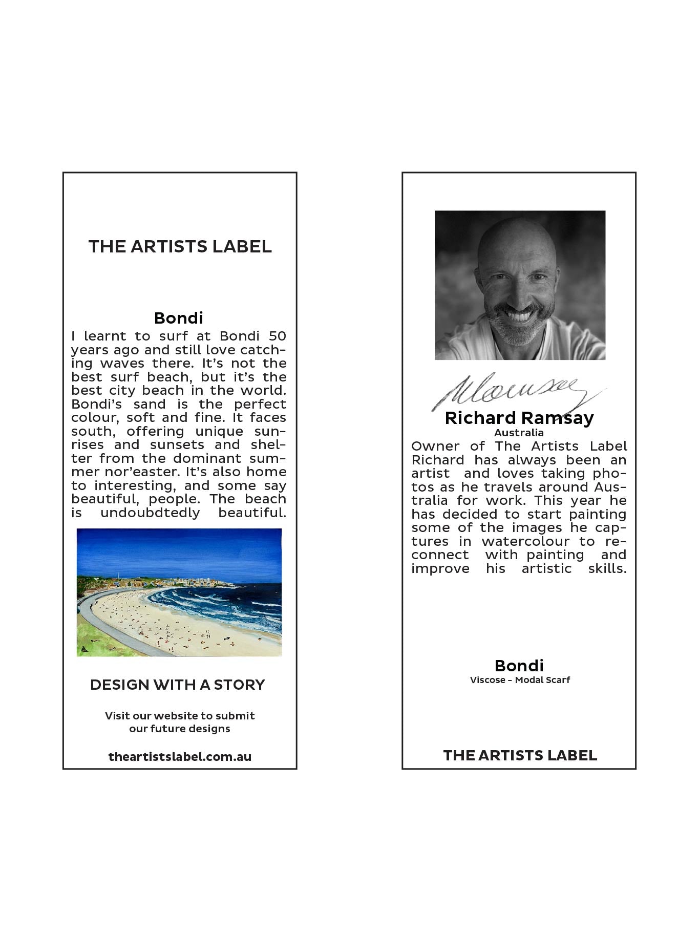 The Artists Label Bondi Scarf (Print)