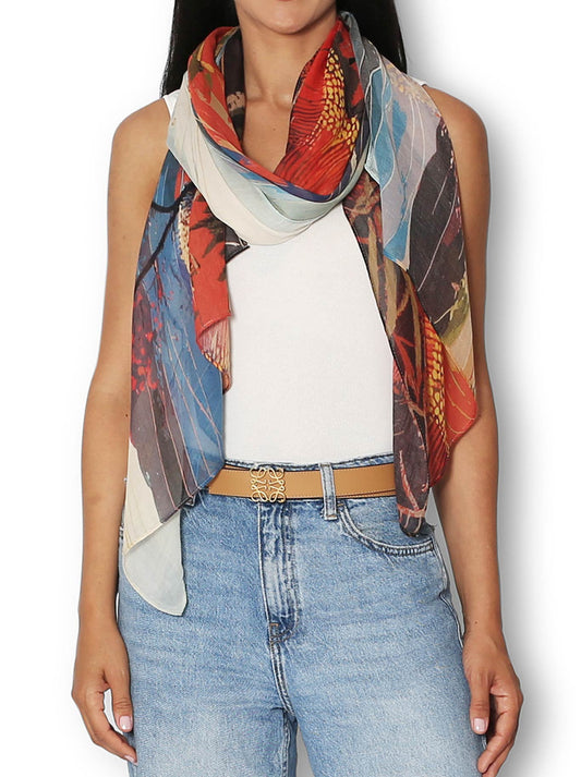 Image of Scarves & Shawls. Productname: The Artists Label Blue Mountains Scarf in Print colour by brand - The Artist Label