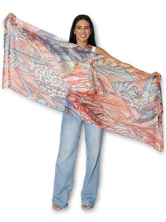 THE ARTISTS LABEL WILD SYMPHONY SCARF (Print)