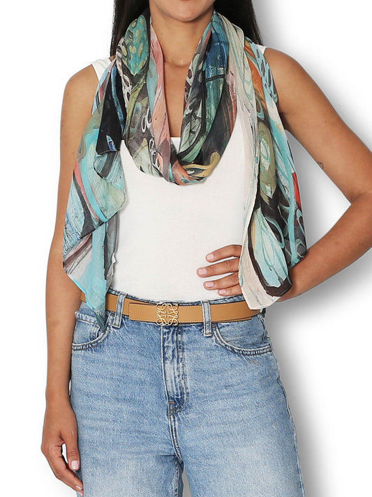 Image of Scarves & Shawls. Productname: The Artists Label Rock Pool Scarf in Print colour by brand - The Artist Label