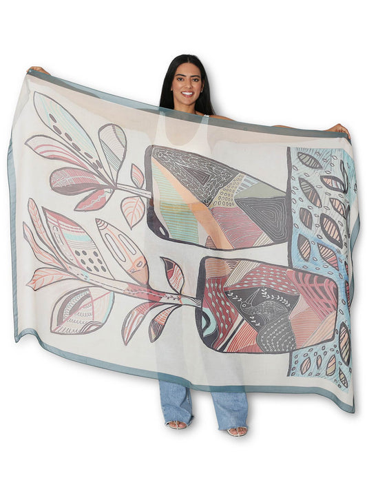 THE ARTISTS LABEL POTTED PLANTS OF LOVE SARONG (Print)