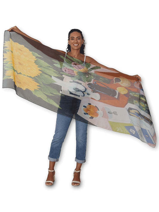 The Artists Label Devoted To You Silk Scarf (Multi)