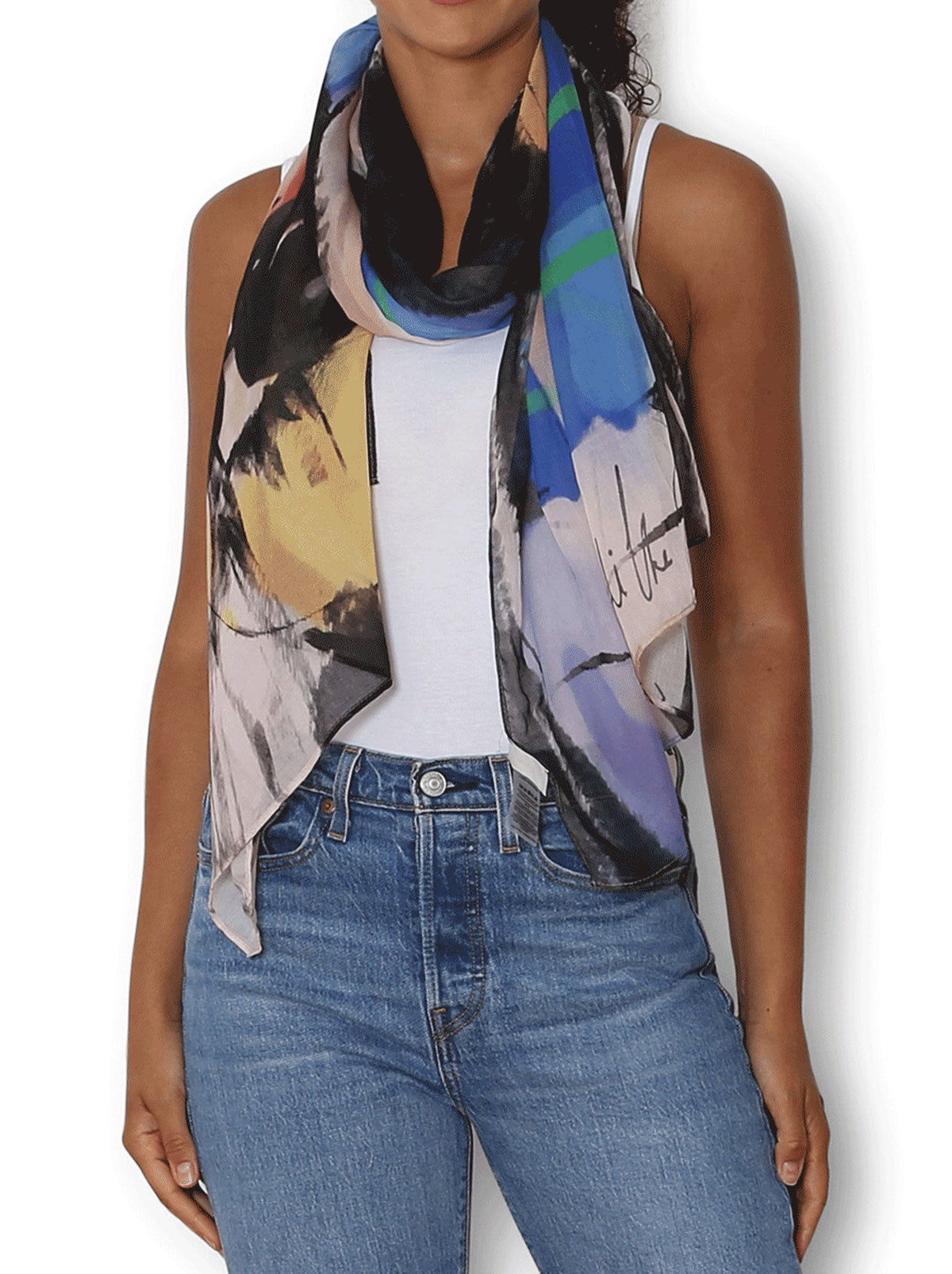 Image of Scarves & Shawls. Product name - The Artists Label Fashion Collection Scarf in Multi colour by brand - The Artist Label