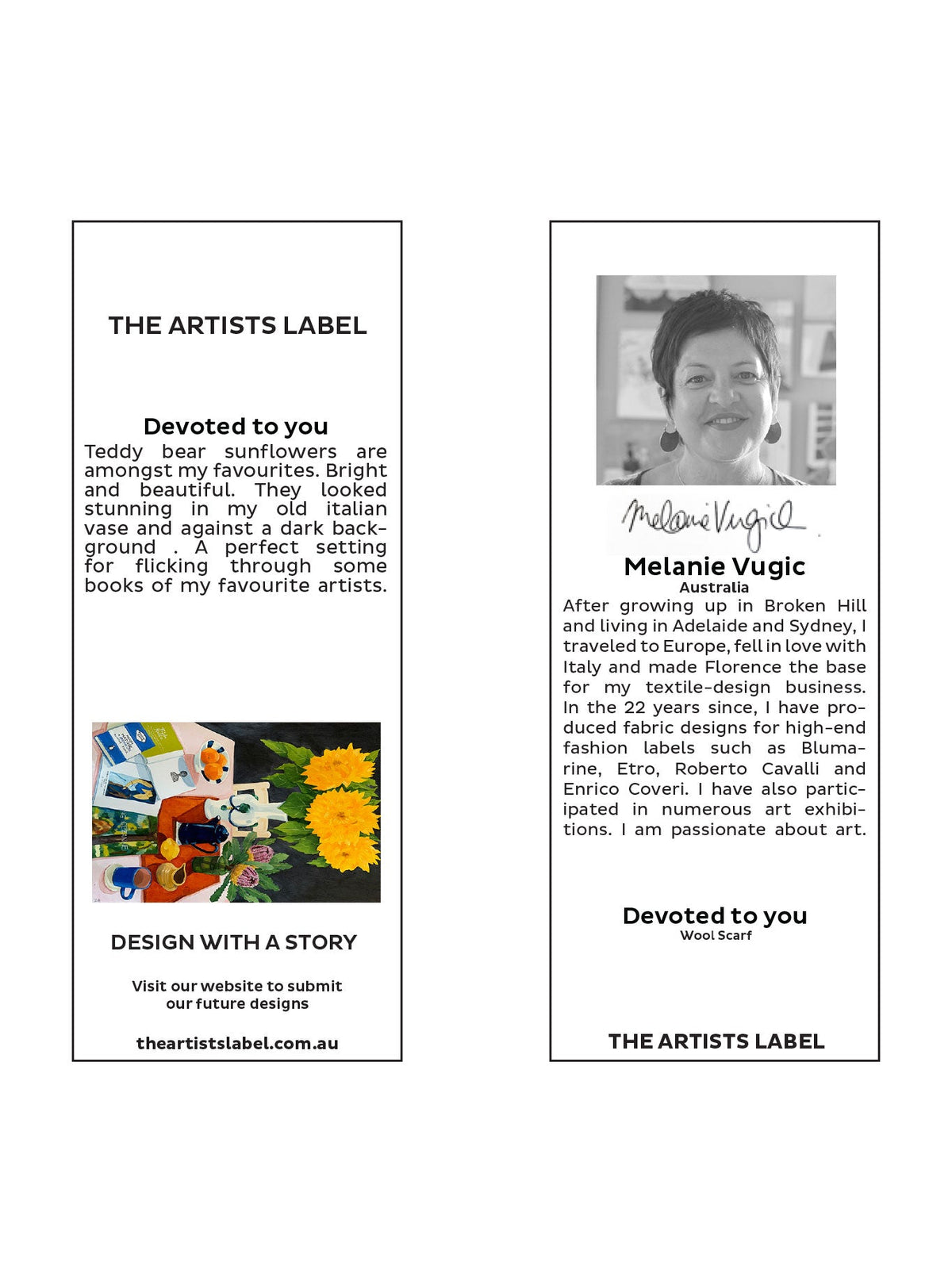 The Artists Label Devoted To You Wool Scarf (Multi)