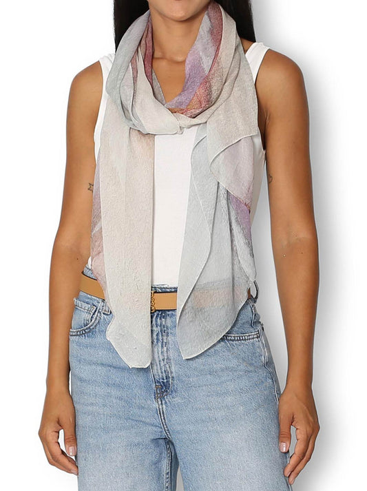 Image of Scarves & Shawls. Product name - The Artists Label Transformation Scarf in Print colour by brand - The Artist Label