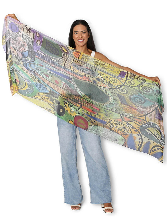 The Artists Label Lady Klimt Scarf (Print)