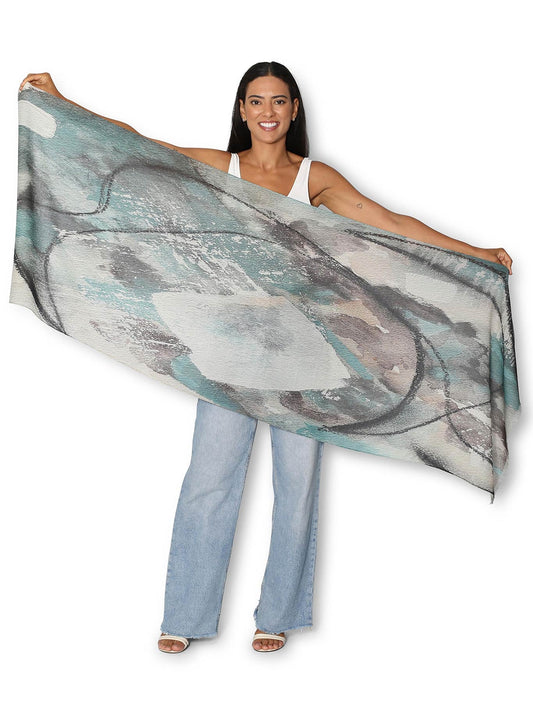 The Artists Label Winter Dance Wool Scarf (Print)