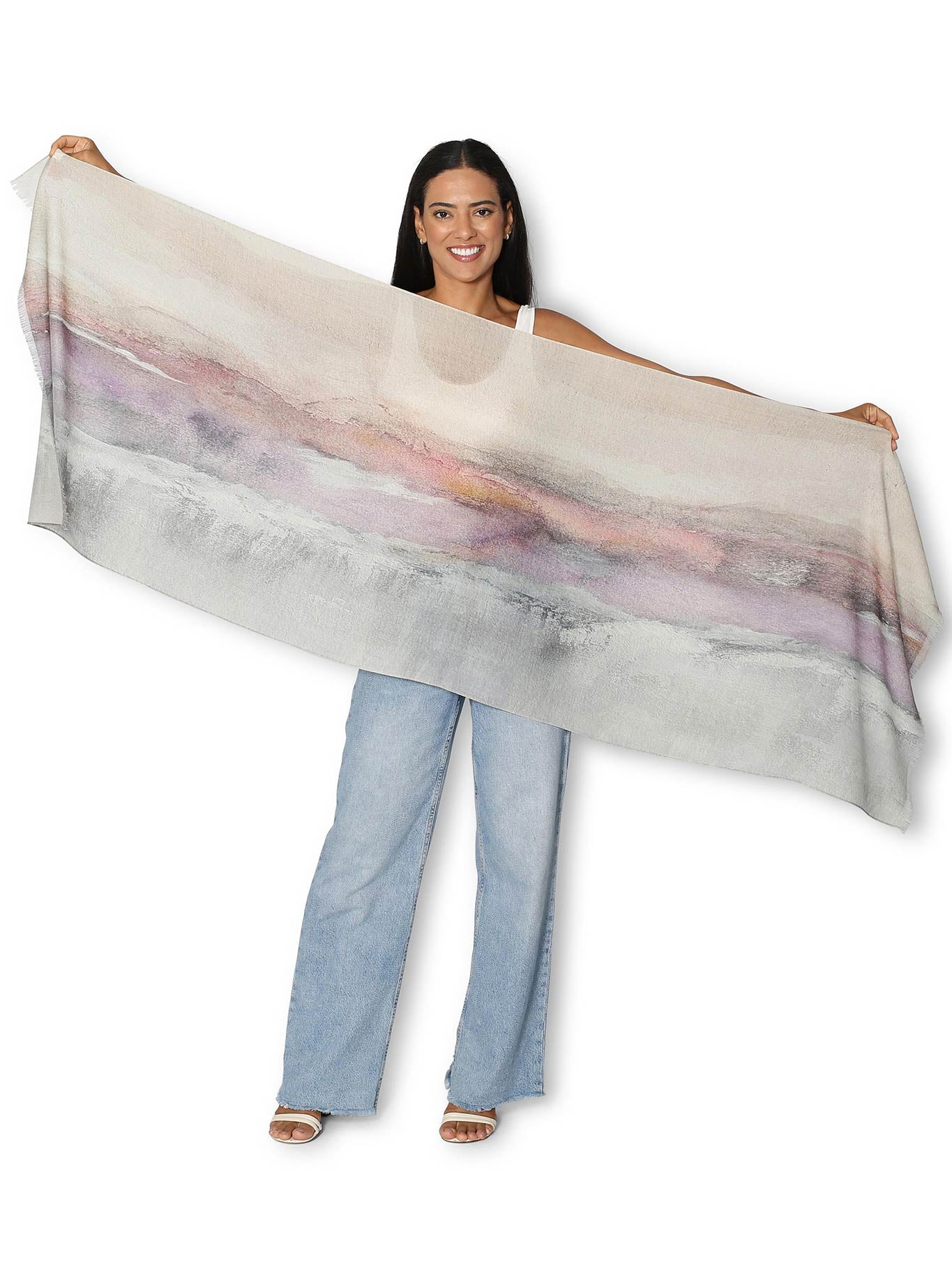 THE ARTISTS LABEL TRANSFORMATION WOOL SCARF (Print)