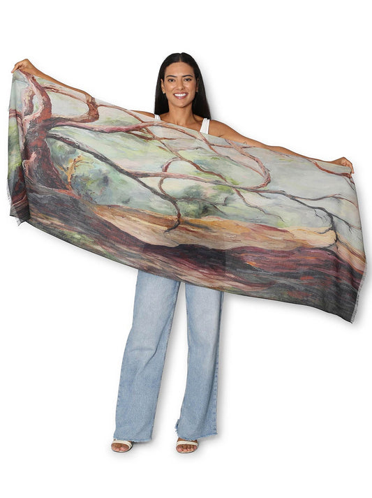 The Artists Label Blown Away Wool Scarf (Print)
