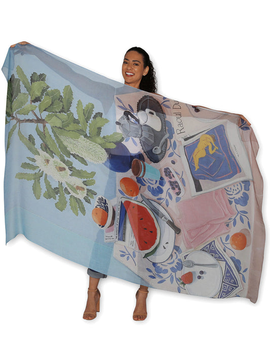 The Artists Label Summer Days & Sweet Memories Silk Scarf (Print)