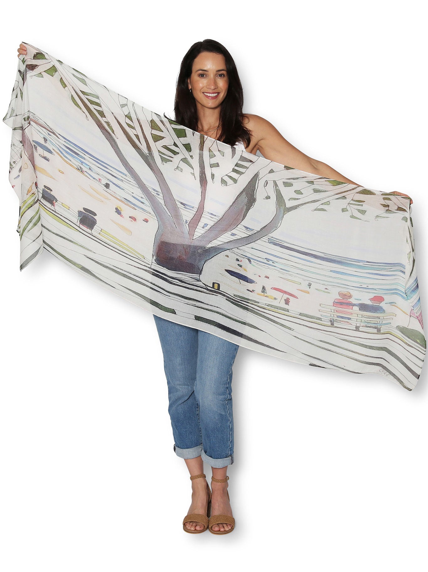 The Artists Label Meelup Beach Scarf (Print)