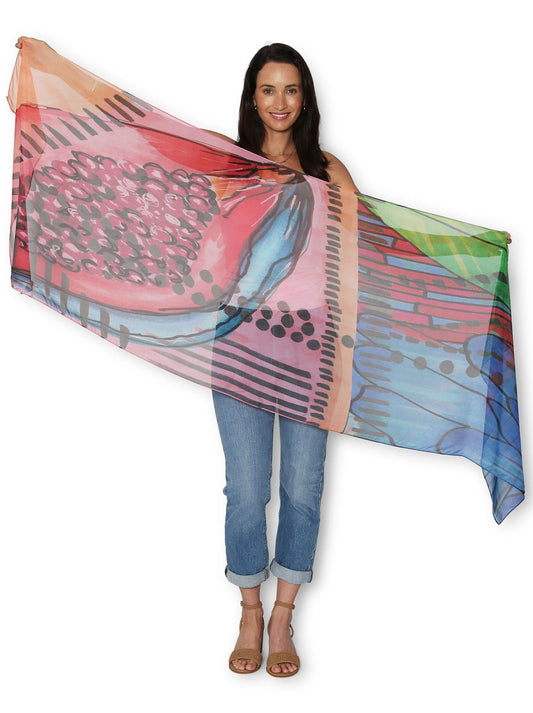 THE ARTISTS LABEL SENSATION SILK SCARF (Print)