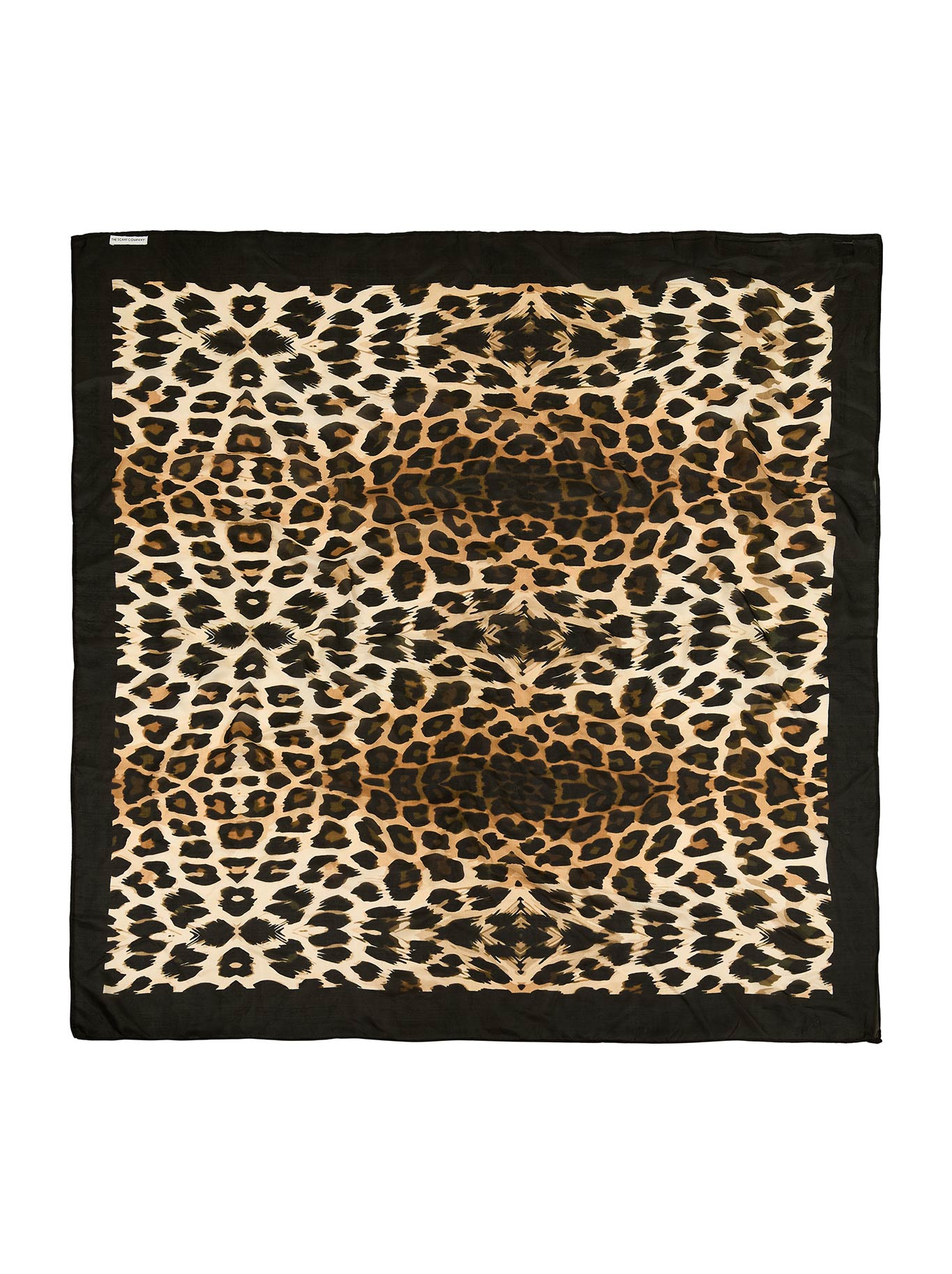 Image of Scarves & Shawls. Product name - The Scarf Company Luna Square Scarf in Animal colour by brand - The Scarf Co