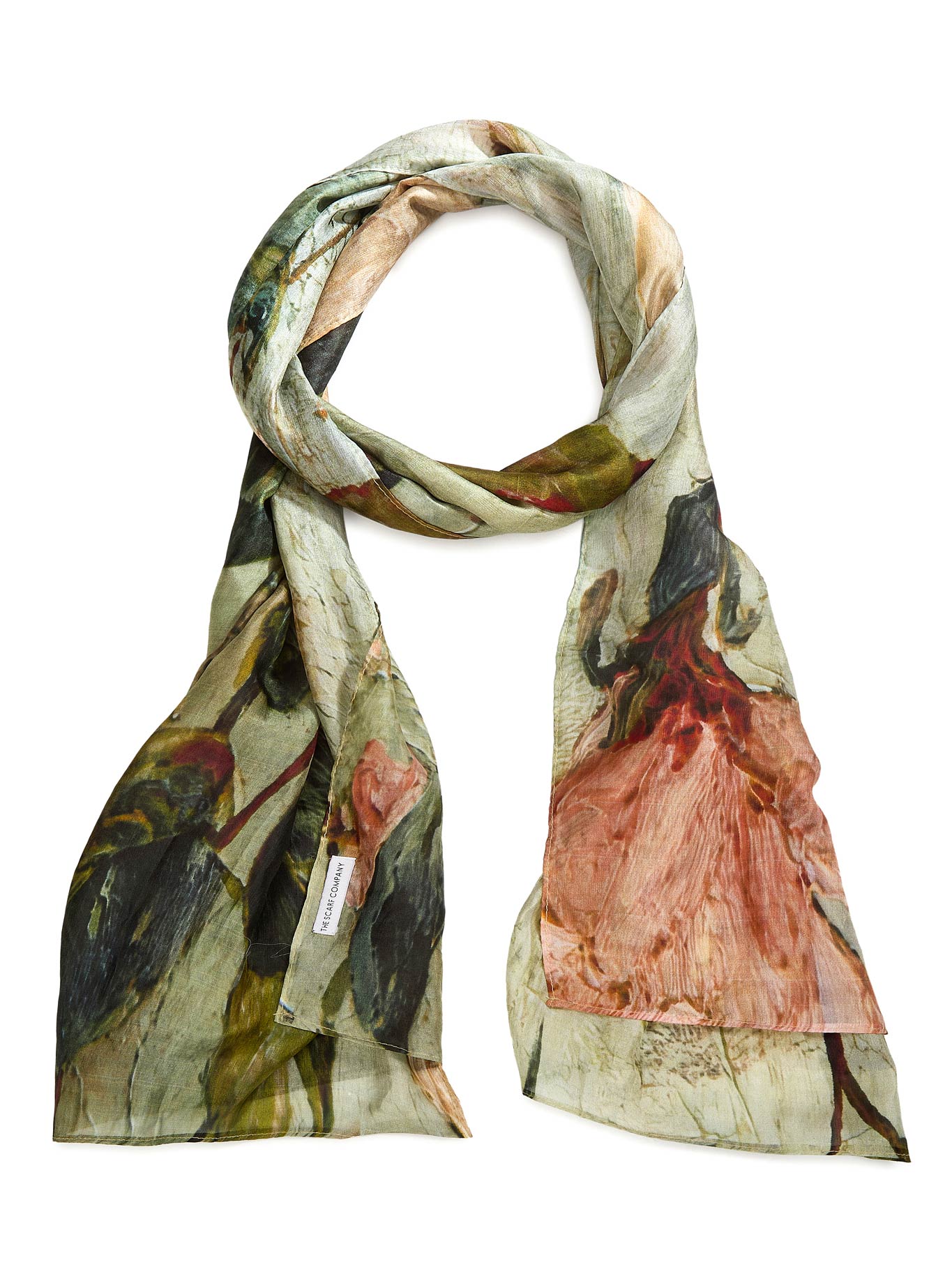 Image of Scarves & Shawls. Product name - The Scarf Company Randy Scarf in Floral colour by brand - The Scarf Co