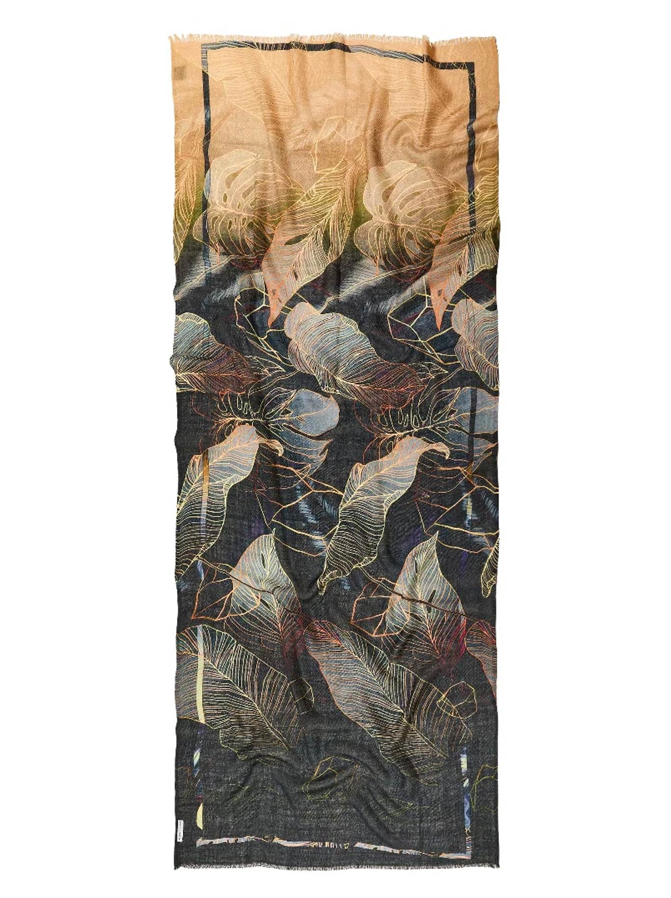 THE SCARF COMPANY BESS WOOL SCARF (Floral)