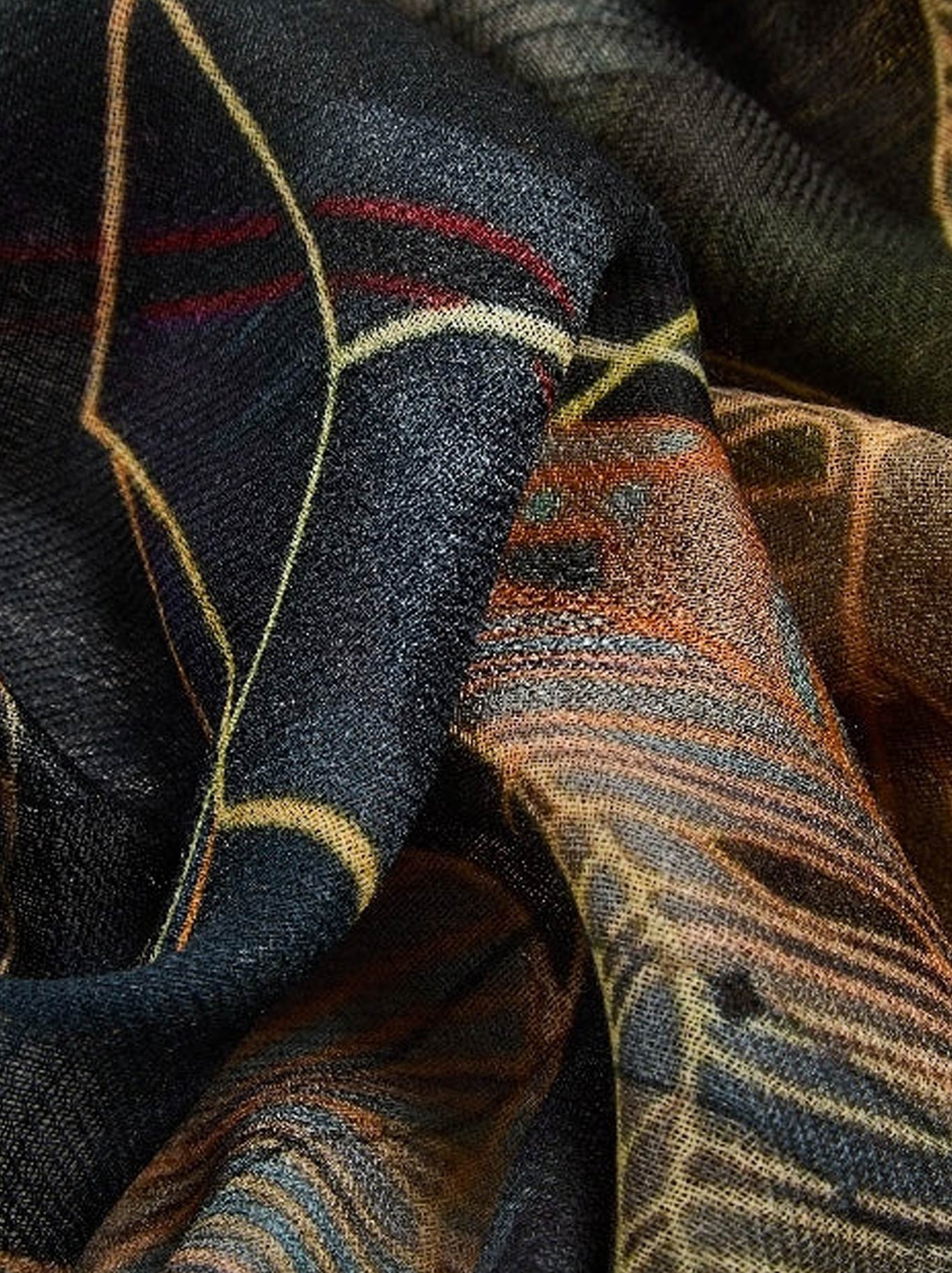 THE SCARF COMPANY BESS WOOL SCARF (Floral)