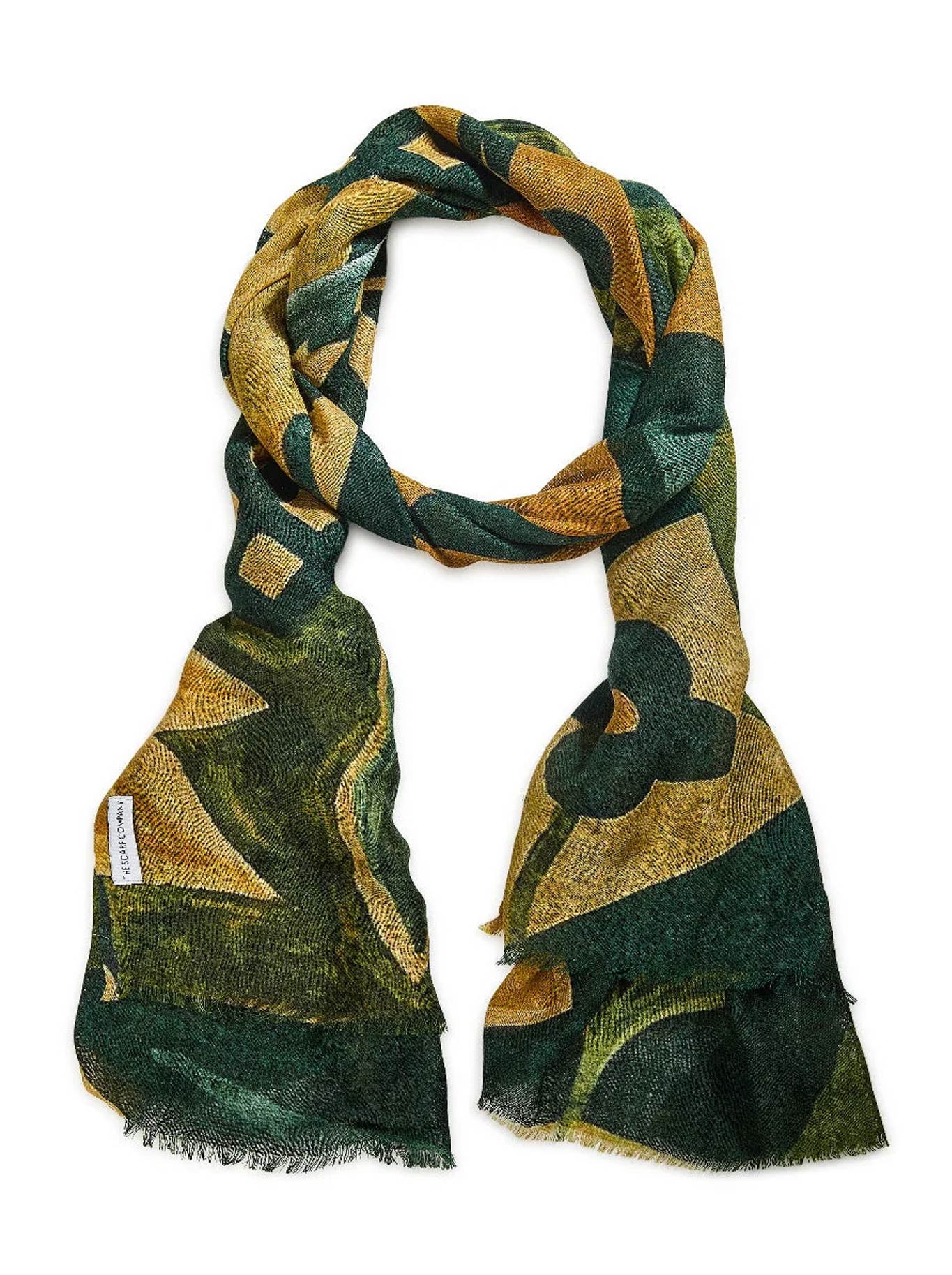 Image of Scarves & Shawls. Product name - The Scarf Company Dinah Wool Scarf in Floral colour by brand - The Scarf Co
