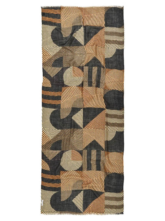 THE SCARF COMPANY FRANCES WOOL SCARF (Geometric)